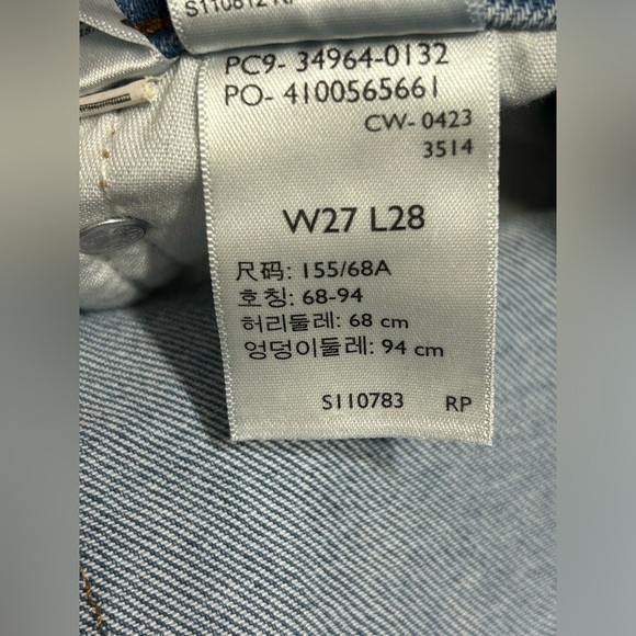 Levi’s Wedgie Straight High Rise Button Fly Jeans - Picture 10 of 13